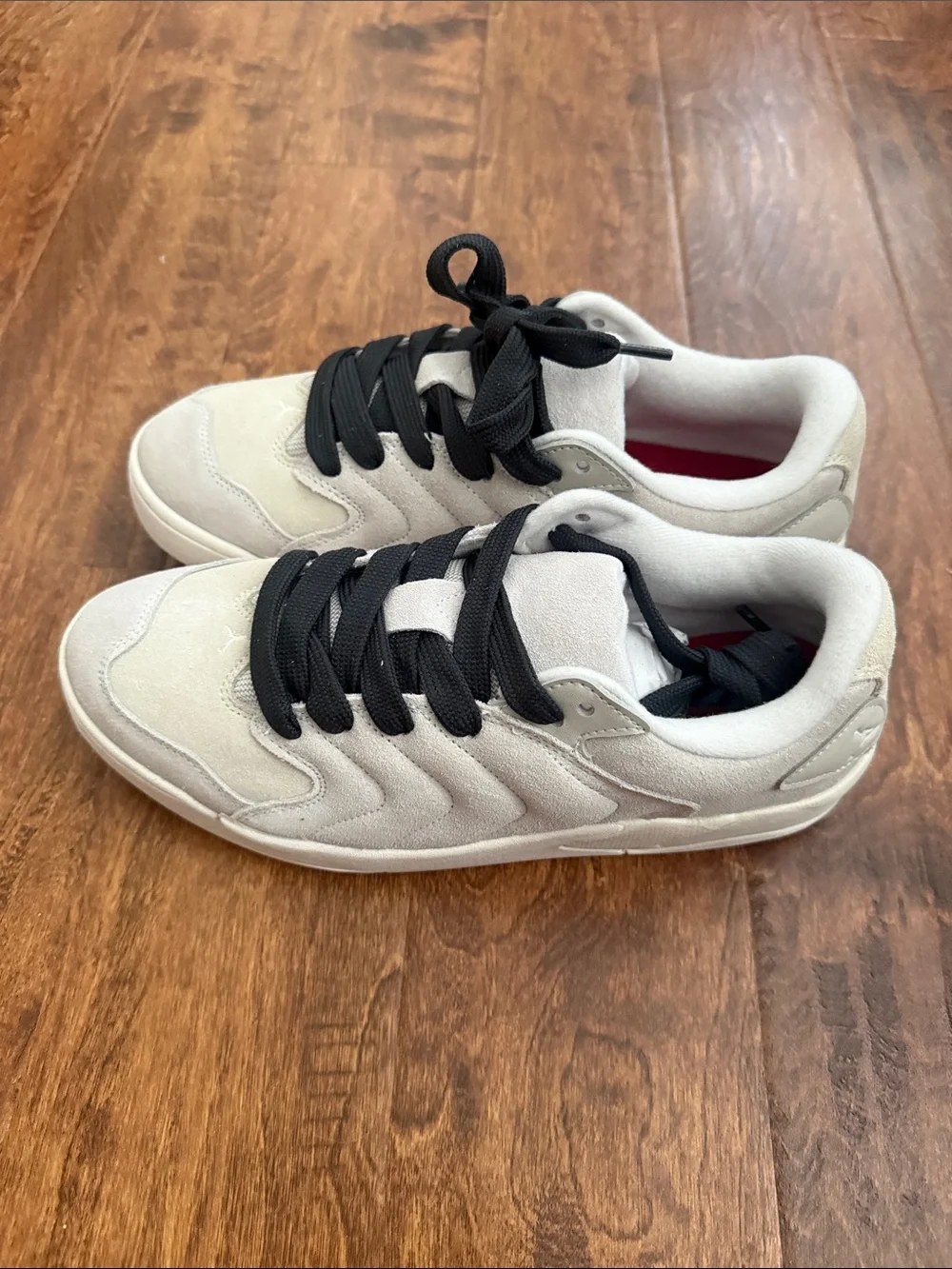 Jordan Men's Low-Top Sneakers in White and Black